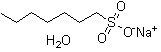 1-庚烷磺酸钠盐一水合物分子结构 (CAS 207300-90-1)