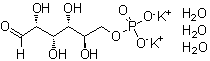 D-葡萄糖 6-(磷酸二氢酯)二钾盐三水合物分子结构 (CAS 207727-36-4)