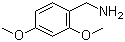 2,4-二甲氧基苯甲胺分子结构 (CAS 20781-20-8)