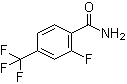 2-氟-4-三氟甲基苯甲酰胺分子结构 (CAS 207853-64-3)