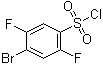 4-Bromo-2,5-difluorobenzenesulfonyl chloride molecular structure (CAS 207974-14-9)