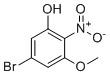 5-溴-3-甲氧基-2-硝基苯酚分子结构 (CAS 2091406-69-6)