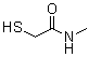 2-巯基-N-甲基乙酰胺分子结构 (CAS 20938-74-3)