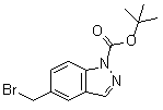 5-(溴甲基)-1H-吲唑-1-羧酸叔丁酯分子结构 (CAS 209804-25-1)