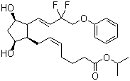 Tafluprost molecular structure (CAS 209860-87-7)