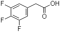 3,4,5-三氟苯乙酸分子结构 (CAS 209991-62-8)