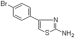 2-氨基-4-(4-溴苯基)噻唑分子结构 (CAS 2103-94-8)