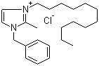 1-Benzyl-2-methyl-3-laurylimidazolium chloride molecular structure (CAS 21054-72-8)