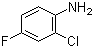 2-Chloro-4-fluoroaniline molecular structure (CAS 2106-02-7)