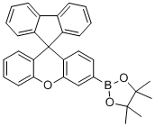 4,4,5,5-四甲基-2-(螺[芴-9,9'-氧杂蒽]-3'-基)-1,3,2-二氧硼杂环戊烷分子结构 (CAS 2106888-81-5)