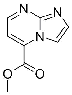 咪唑并[1,2-a]嘧啶-5-甲酸甲酯分子结构 (CAS 2120540-87-4)