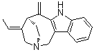 (-)-Tabernoschizine分子结构 (CAS 2122-36-3)