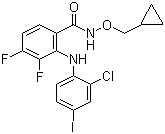 PD 184352分子结构 (CAS 212631-79-3)