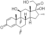 氟米松分子结构 (CAS 2135-17-3)