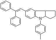 7-(2,2-二苯基乙烯基)-1,2,3,3a,4,8b-六氢-4-(4-甲基苯基)-环戊并[b]吲哚分子结构 (CAS 213670-22-5)