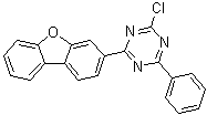 2-氯-4-(3-二苯并呋喃基)-6-苯基-1,3,5-三嗪分子结构 (CAS 2142681-84-1)