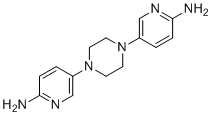 5,5'-(哌嗪-1,4-二基)双(吡啶-2-胺)分子结构 (CAS 2144748-14-9)