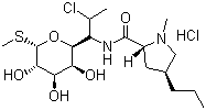 盐酸克林霉素分子结构 (CAS 21462-39-5)