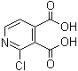 2-Chloropyridine-3,4-dicarboxylic acid molecular structure (CAS 215306-02-8)