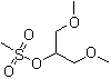1,3-二甲氧基-2-丙醇甲磺酸酯分子结构 (CAS 215453-88-6)