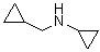 N-环丙基环丙烷甲胺分子结构 (CAS 215522-80-8)
