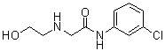 N-(3-Chlorophenyl)-2-[(2-hydroxyethyl)amino]acetamide molecular structure (CAS 215649-70-0)