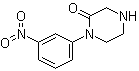 1-(3-硝基苯基)-2-哌嗪酮分子结构 (CAS 215649-84-6)