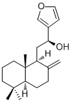15,16-Epoxy-12S-hydroxylabda-8(17),13(16),14-triene molecular structure (CAS 216011-55-1)