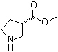 (3S)-吡咯烷-3-羧酸甲酯分子结构 (CAS 216311-60-3)