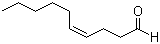 (Z)-4-癸烯醛分子结构 (CAS 21662-09-9)