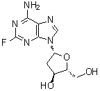 2-Fluoro-2'-deoxyadenosine molecular structure (CAS 21679-12-9)