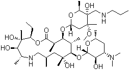 Tulathromycin A molecular structure (CAS 217500-96-4)