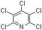 五氯吡啶分子结构 (CAS 2176-62-7)