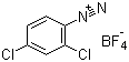 2,4-Dichlorobenzenediazonium tetrafluoroborate molecular structure (CAS 21872-70-8)