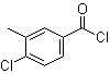 4-氯-3-甲基苯甲酰氯分子结构 (CAS 21900-24-3)