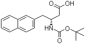 Boc-(R)-3-Amino-4-(2-naphthyl)butyric acid molecular structure (CAS 219297-10-6)