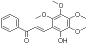 2-羟基-3,4,5,6-四甲氧基查尔酮分子结构 (CAS 219298-74-5)