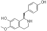 (+)-乌药碱分子结构 (CAS 2196-60-3)