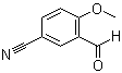 2-Methoxy-5-cyanobenzaldehyde molecular structure (CAS 21962-53-8)