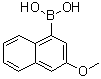 (3-甲氧基-1-萘基)硼酸分子结构 (CAS 219834-94-3)