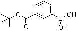3-(叔丁氧基羰基)-苯硼酸分子结构 (CAS 220210-56-0)