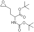 2-(叔丁氧羰基氨基)-4-(环氧乙基)丁酸叔丁酯分子结构 (CAS 220243-56-1)
