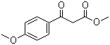 3-(4-甲氧基苯基)-3-氧代丙酸甲酯分子结构 (CAS 22027-50-5)