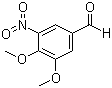 3,4-Dimethoxy-5-nitrobenzaldehyde molecular structure (CAS 22027-96-9)