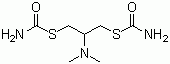 Cartap molecular structure (CAS 22042-59-7)