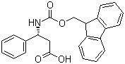 Fmoc-(R)-3-Amino-3-phenylpropionic acid molecular structure (CAS 220498-02-2)
