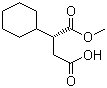 (R)-2-环己基琥珀酸 1-甲酯分子结构 (CAS 220498-07-7)