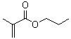 甲基丙烯酸丙酯分子结构 (CAS 2210-28-8)