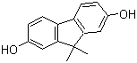 9,9-二甲基-9H-芴-2,7-二醇分子结构 (CAS 221010-68-0)