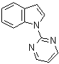 N-(2-嘧啶基)吲哚分子结构 (CAS 221044-05-9)